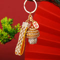 Striped Mushroom Fortune Loop Keychains in Seven Colors plus Assorted Option view 6