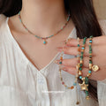 Colorful Beaded Necklaces with Coastal Charms in Four Designs view 3