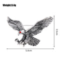 Gold Tone Eagle Three Designs Metal Brooch Pin for Jackets and Lapels view 2