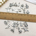 Antique Silver Crab and Dog Metal Charms with 21 Listed Options view 2