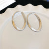 Silver Slim Oval