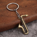 Miniature Metal Musical Instrument Keychains In Nine Styles view 8