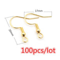 Ball Detail Fishhook Earring Wires in Three Metal Tones view 4