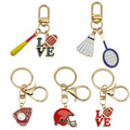 Hockey Charm Keychains in 29 Pictured Variations for Bags and Keys view 5