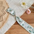 Printed Fabric Skinny Scarf Neck Ties in Eight Patterns view 8