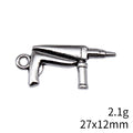 Power Drill Shaped Pendant Charm for Jewelry Making view 3