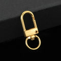 Metal Swivel Snap Hook Clasps and Four-Link Chain Findings Multi Finish view 8