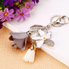 Gray-White Metal-Tassel