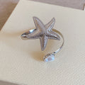 Shell and Starfish Pearl Open Cuff Bracelets Arm Bands view 8