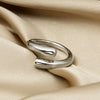 Silver Folded Ring