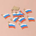 Colorful Enamel National Flag Charms in Eleven Country Options view 9