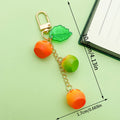 Citrus Fruit Charm Keychains Featuring Orange Across 8 Pictured Variations view 4