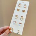 Ten Pair Assorted Mini Stud Earring Sets Statement Jewelry view 1