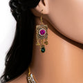 Nine Necklace and Earring Statement Jewelry Sets in Mixed Colors view 4