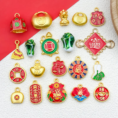 Printed detail graphic for the assorted shape charms
