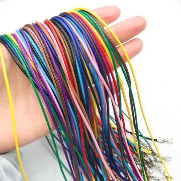 Colorful Necklace Cord Metal Charms with 2 Listed Options