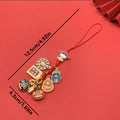 Red Wealth Deity and Wealth Beast Metal Charms with 18 Listed Options view 11