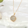 Gold Beige Round