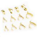 Stainless Steel Pinch Bails for Pendants in Assorted Sizes view 9