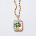 Glass Locket Jewelry With Silver And Gold Tone Frames view 5