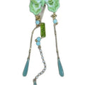 Green Embroidered Butterfly Tassel Duckbill Hair Clip view 5