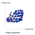 Elegant Crystal Swan Brooch in Six Bright Color Options view 8