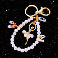 Pearl Ballet Angel Keychains in Six Dress Colors plus Assorted Option view 2