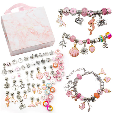Pink Guitar Metal Charms with 5 Listed Options for DIY Jewelry Making