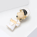 White Uniform Chef Brooch Decorative Metal Pin For Jackets And Lapels view 2