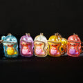 Jelly and Solid Mermaid Figure Keychains in Nine Color Options view 11