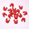 Tiny Enamel Crab Metal Charms in Nine Color Options view 4