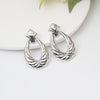 Silver Twisted Drops