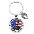 Remember Heroes World Peace Soldier Disc Keychain Wing Charm view 5