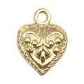 Yellow Heart and Letter Metal Charms with 26 Listed Options view 12