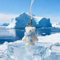 Flocked Polar Bear Scarf Phone Charms Four Blue Styles view 7