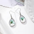 Teardrop Pressed Flower Resin Drop Earrings 13 Styles view 12