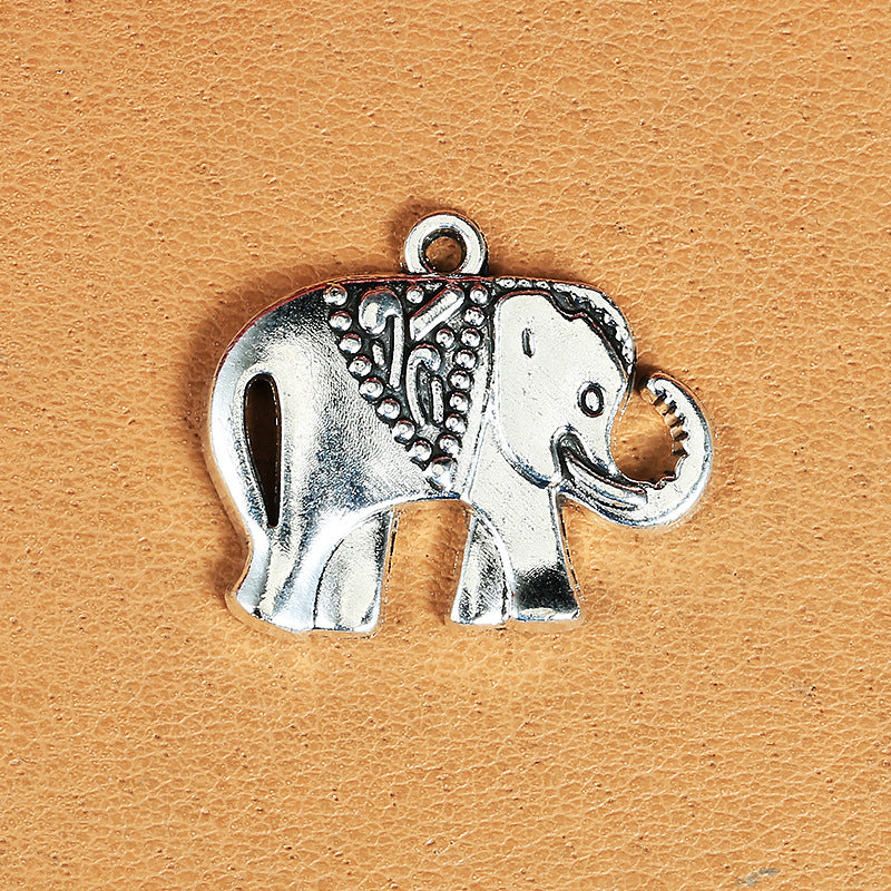 22x25mm Vintage Elephant Alloy Charm Pendant