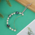 Clear Acrylic Snowflake Ice Ornaments Pearl Crescent Hangings view 8