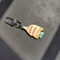 Flocked Tropical Fish Keychains Lobster Clasp 3 Styles view 8