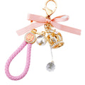 Mixed Crown Tassel and Jeweled High Heel Keychains with Fortune Loops view 5