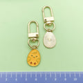 Easter Egg Metal Keychains, Gold-Tone Swivel Clasps, 10 Styles view 5