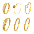 Geometric Crystal Open Bangle Collection in Seven Designs view 5