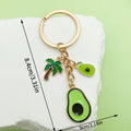 Tropical Fruit Charm Keychains in 43 Pictured Variations for Bags and Keys view 3