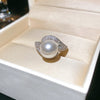 Silver Pearl Ring