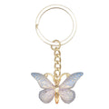 Patterned Metal Butterfly Keychain in Eight Color Styles view 12