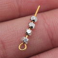 3x3mm 0.08g Multicolor Zinc Alloy Round Small Hole Loose Metal Beads for Bracelet Necklace DIY Making