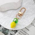 Mini Glass Fruit and Vegetable Clip Keychains in Fifteen Designs view 3