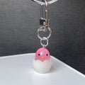Glow in the Dark Hatching Chick Clip Keychains in Six Colors view 5