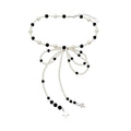 Beaded Bow Tie Necklace With Star Charms In Two Colorways view 5