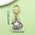 Cat Charm Keychains Featuring Cat Across 59 Pictured Variations view 10
